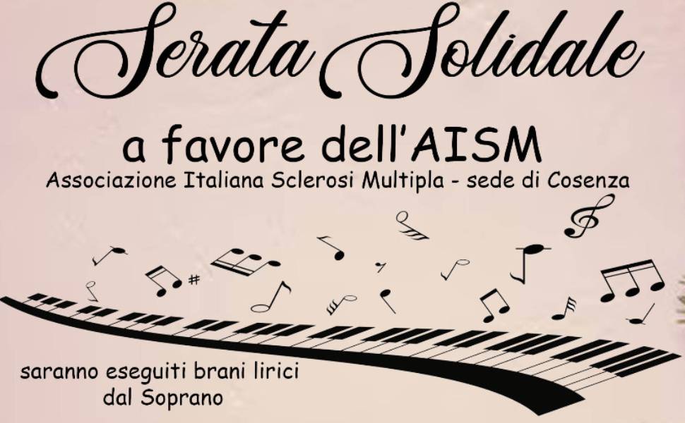 serata solidale diamante sclerosi multipla