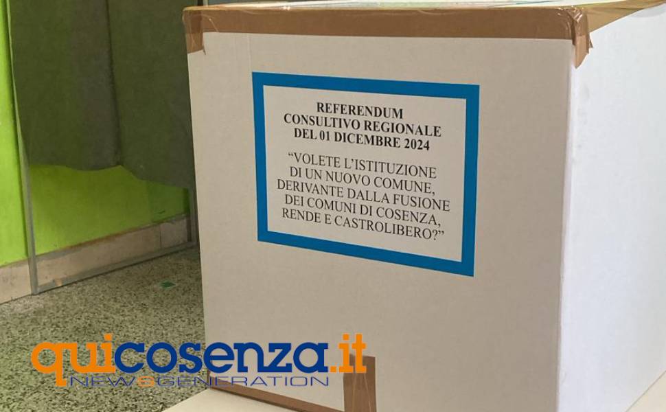 urna referendum citta unica cosenza