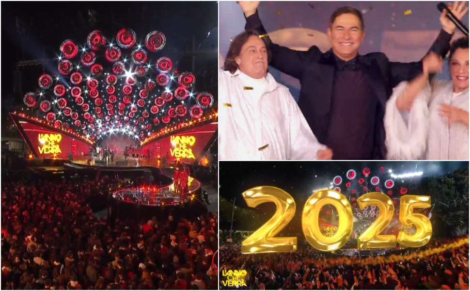 Anno Che verrà Calabria dati ascolto 2025