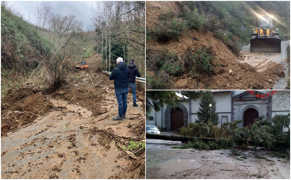 Maltempo Calabria danni strade