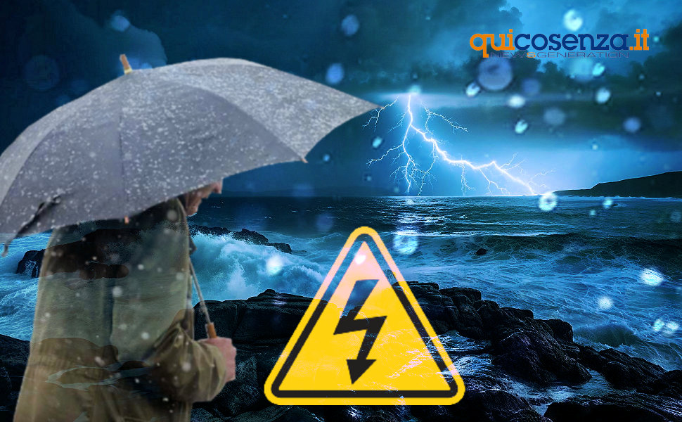 Vortice ciclonico Maltempo Calabria 10 gen2025