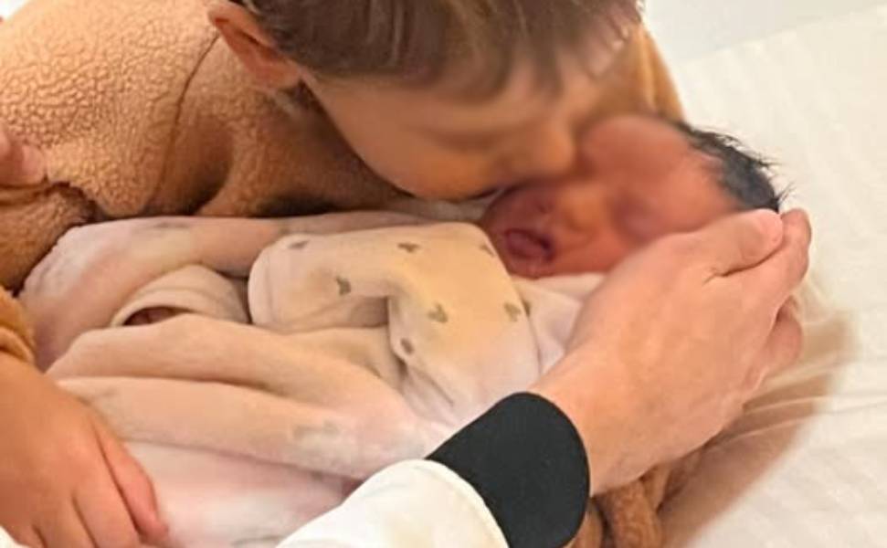 foto sofia e il fratellino