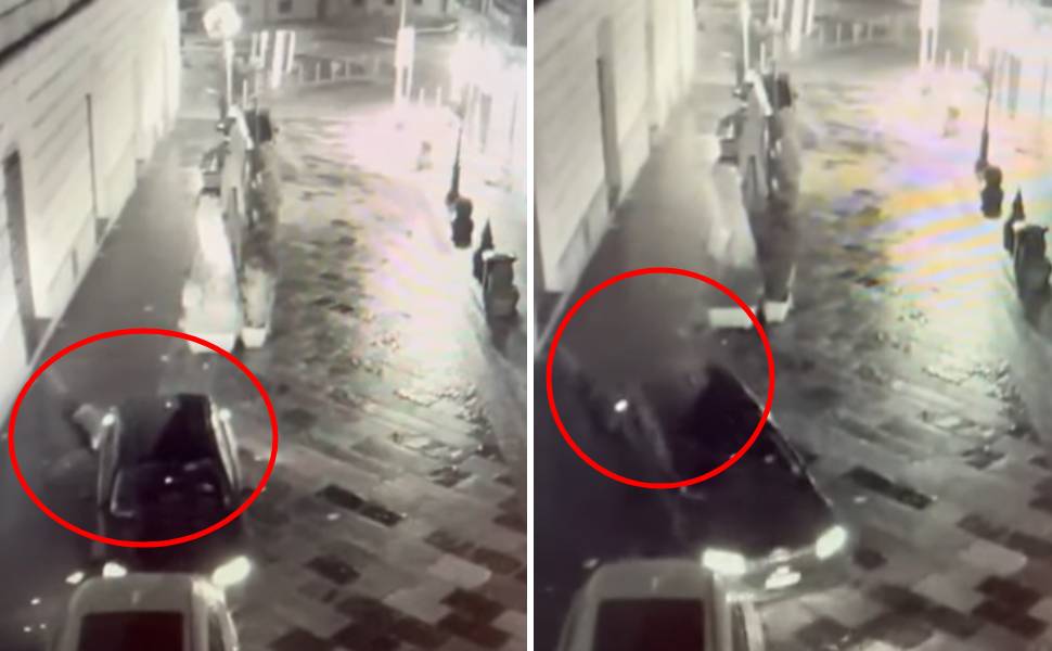 lampione abbattuto catanzaro