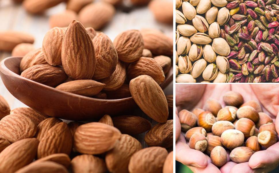 mandorle nocciole pistacchi