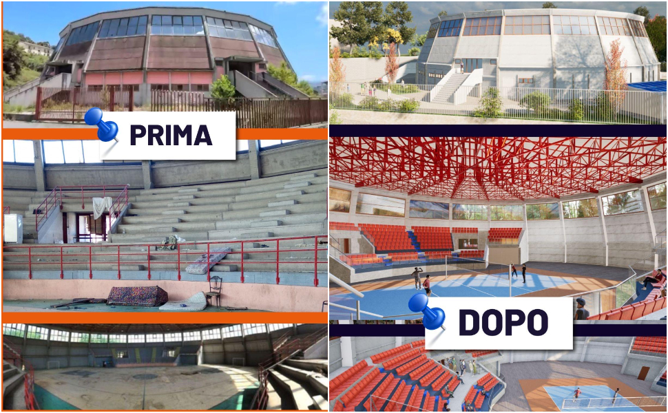 Palazzetto Sport Cosenza Casali_lavori
