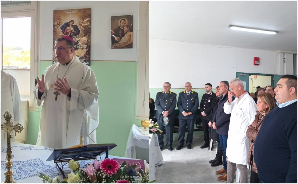 Quadri Papa ospedale Praia a mare