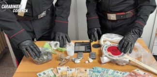 droga fuscaldo carabinieri cosenza