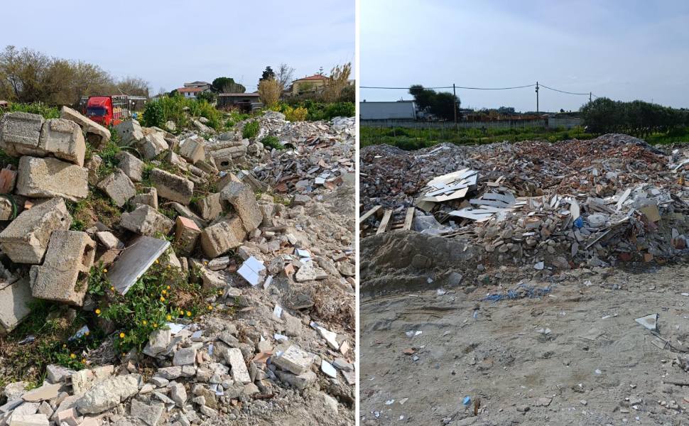 Sequestrata una maxi discarica abusiva con oltre duemila tonnellate di rifiuti pericolosi 2 maxi discarica abusiva sequestro gdf crotone 01