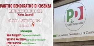 pd cosenza inaugurazione