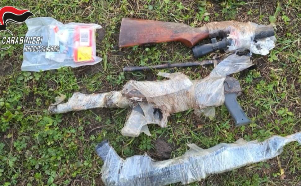 sequestro armi carab polistena