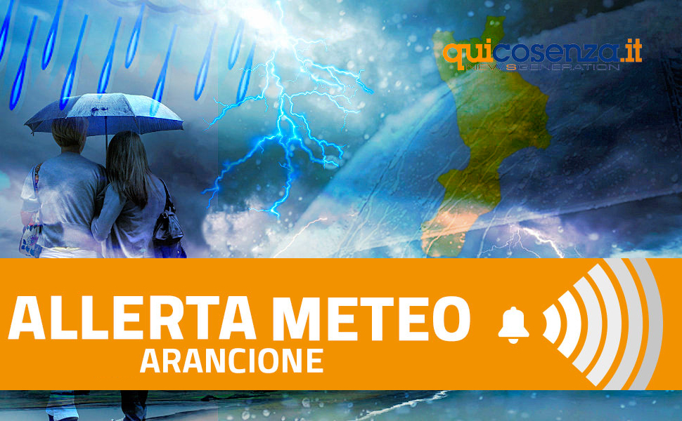 Allerta meteo arancione. Calabria