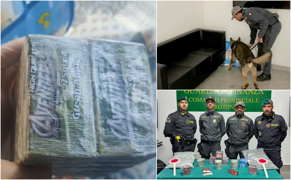 Droga Crotone maxi sequestro