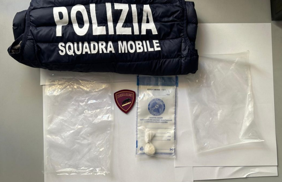 Droga Polizia squadra mobile