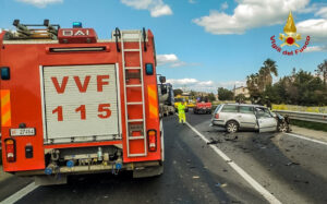 Incidente mortale Villapiana Statale 106 vvf12