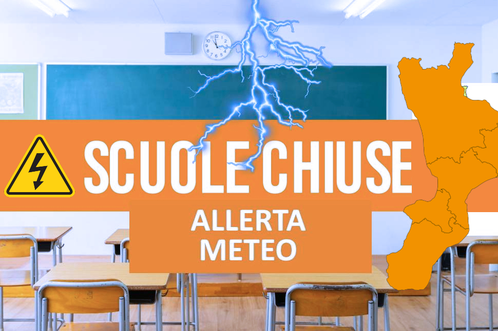 Scuole chiuse allerta meteo