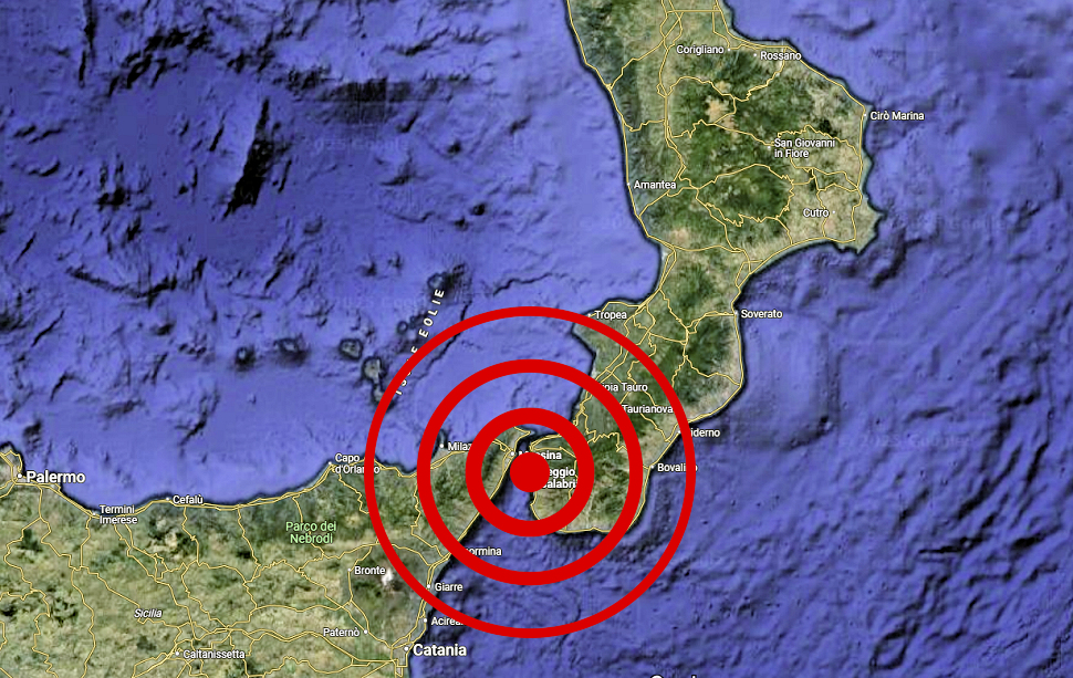 Terremoto Stretto di messina