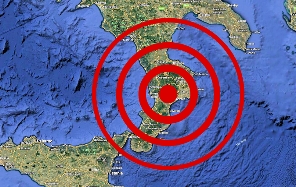 Terremoto prov di catanzaro