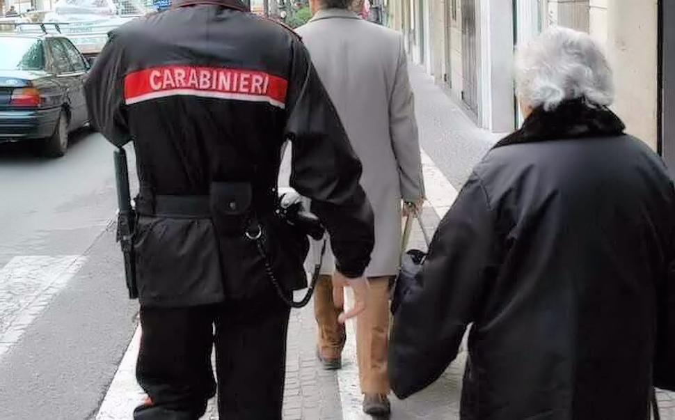 Truffa Finto incidente carabinieri