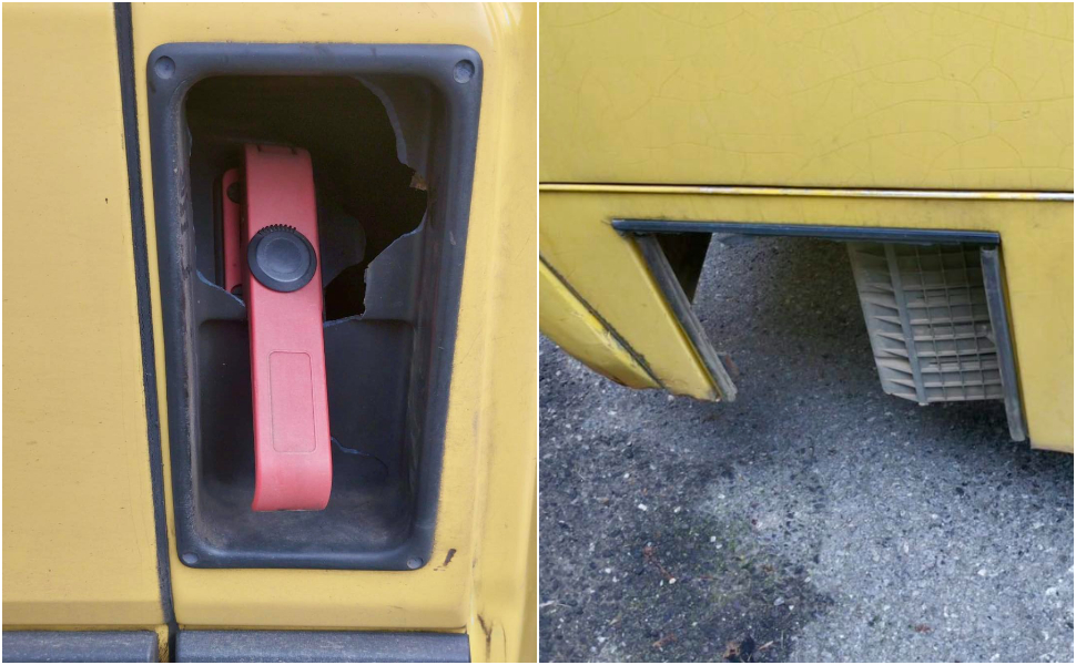 Vandali scuolabus Mormanno