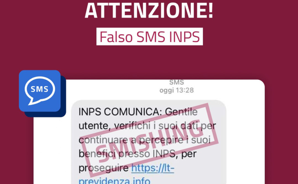 falso sms Inps