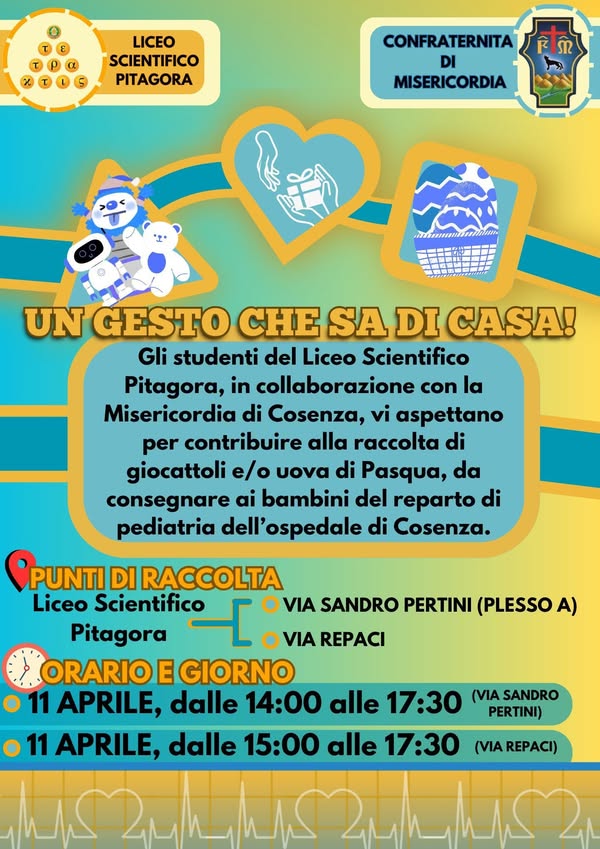 locandina iniziativa raccolta giocattoli