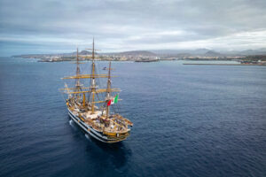 20230804 Nave Vespucci Arrivo a Praia DJI 0007