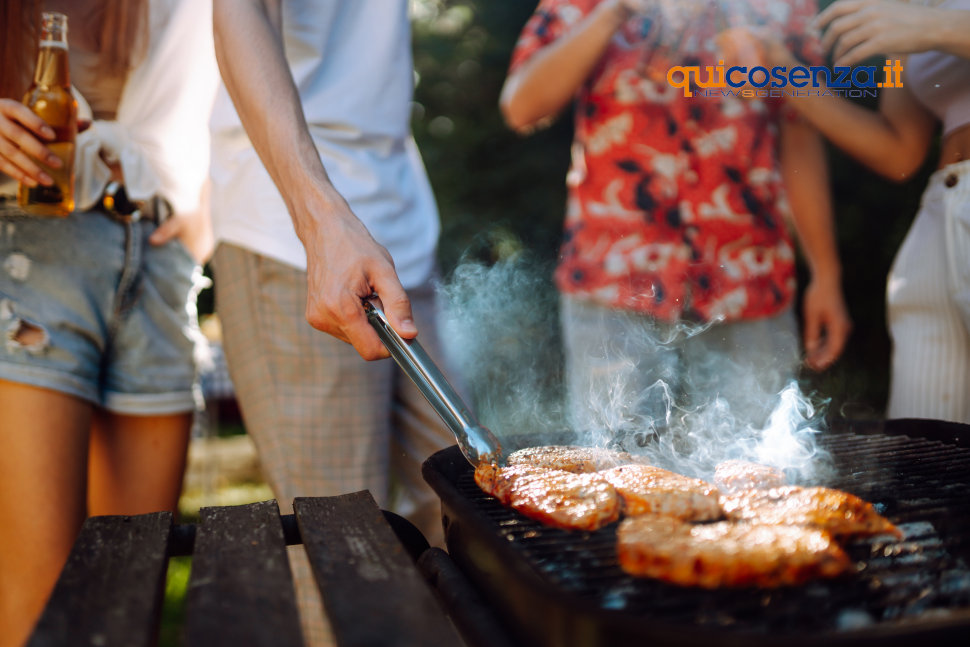 Barbecue gigliata amici