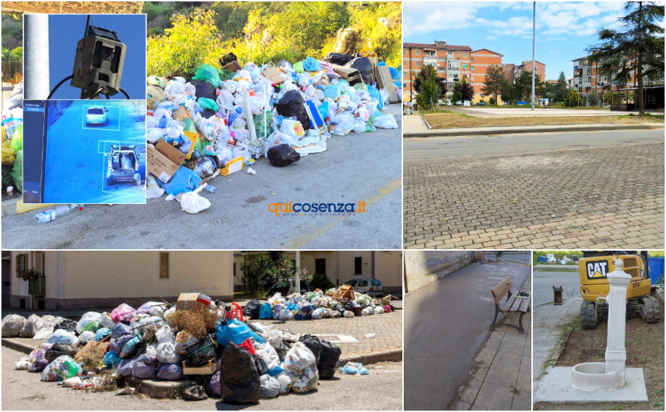 Cosenza Pulizia spazzatura periferie