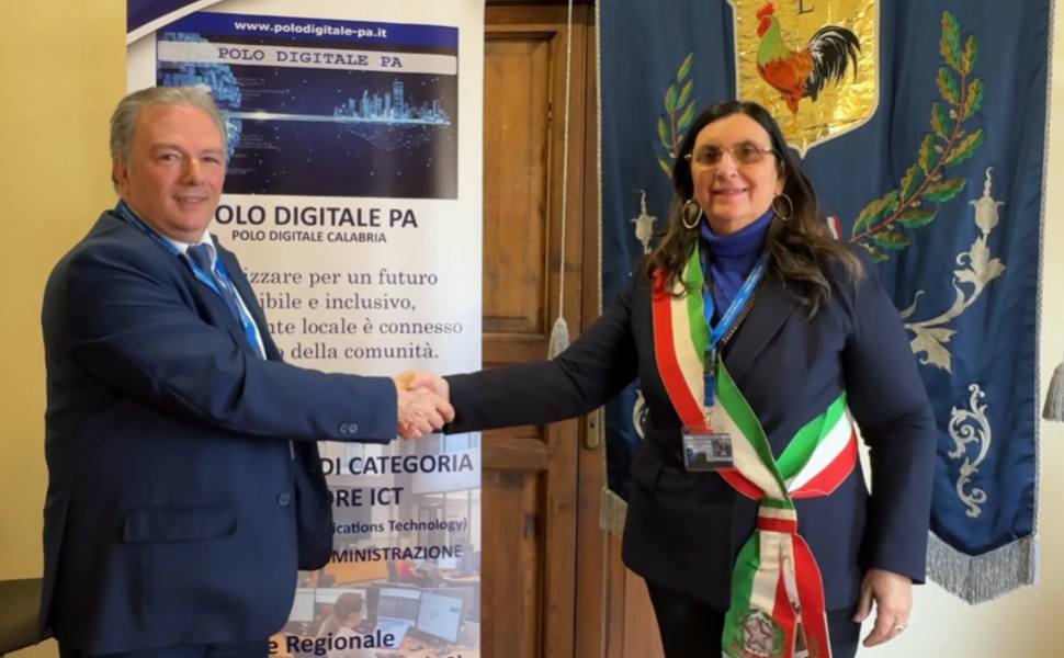 Da sinistra il Presidente Emilio De Rango il Sindaco Antonella Blandi