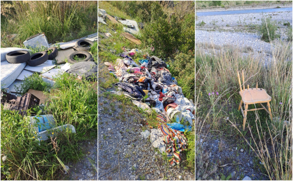 Discarica fiume Lao Orsomarso 01