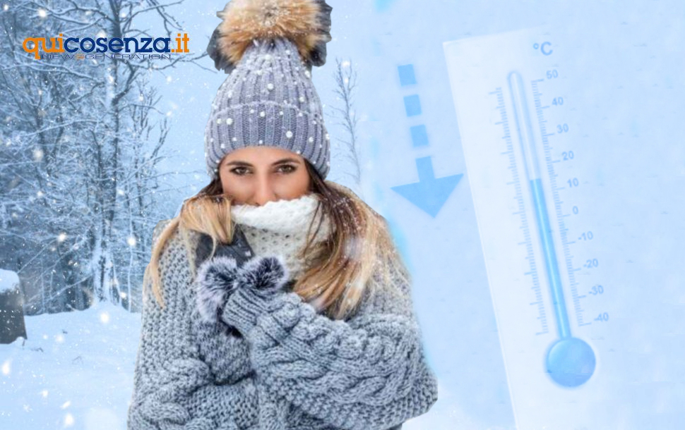 Freddo gelo aria artica