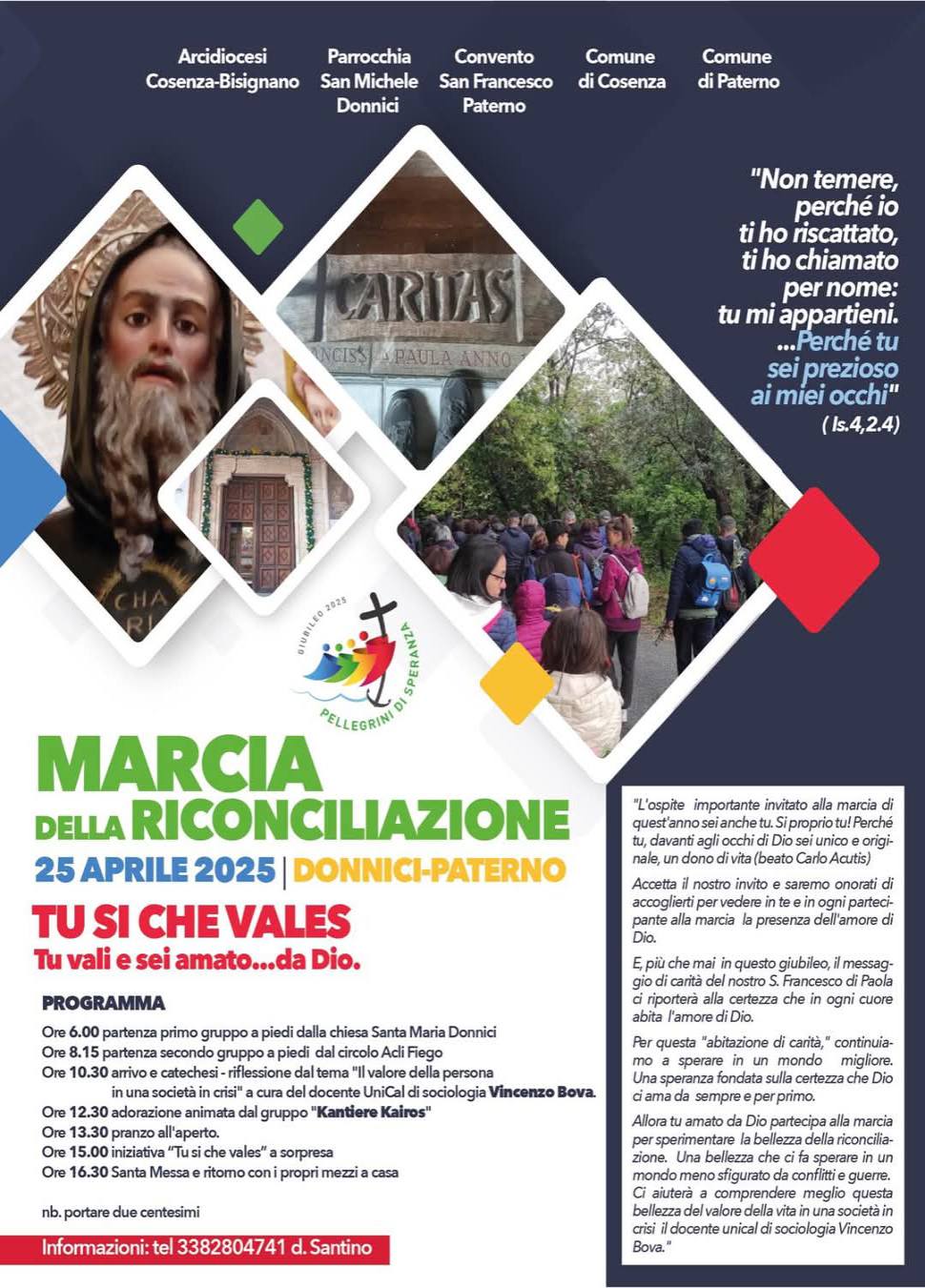 Locandina marcia 2025