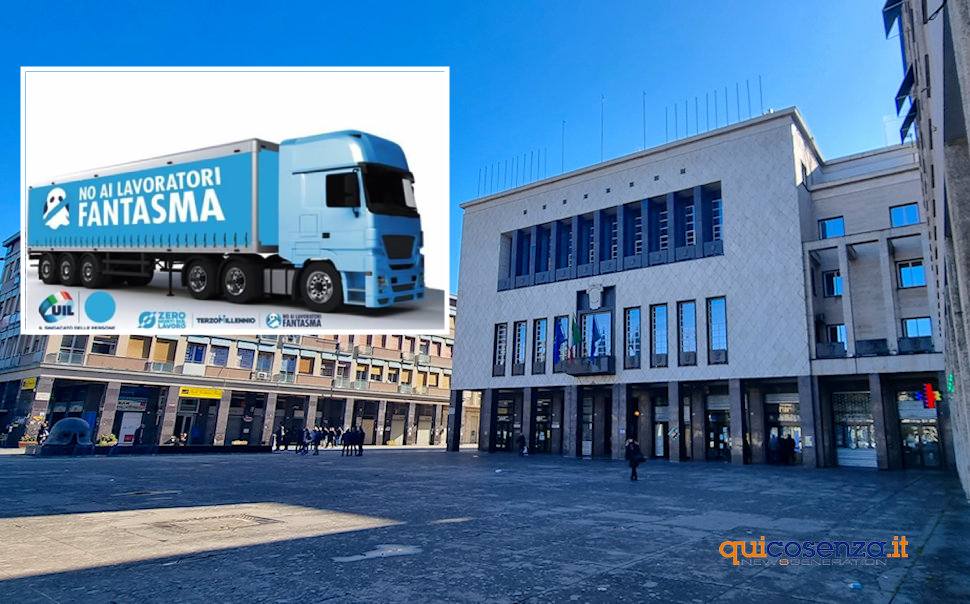 Palazzo dei Bruzi Comune di Cosenza Carovana UIL