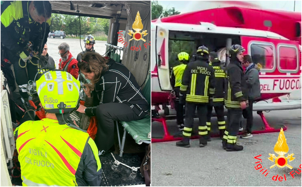 Salvataggio vigili del fuoco Castrovillari