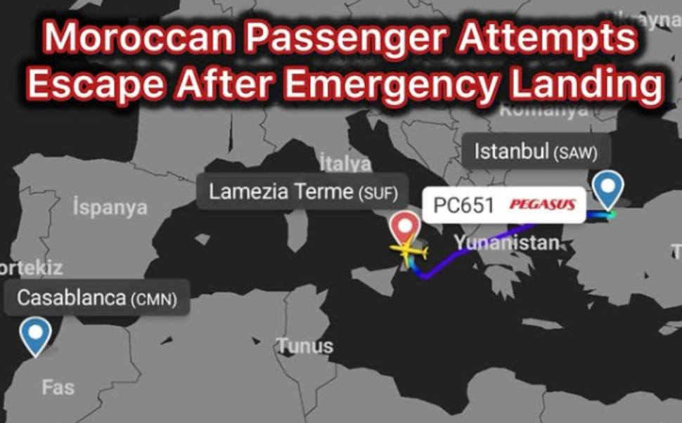 aereo atterraggio lamezia