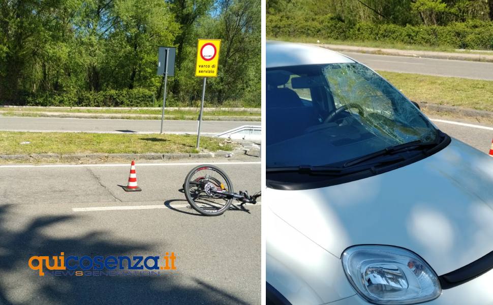 ciclista investito viale magna grecia cosenza 01