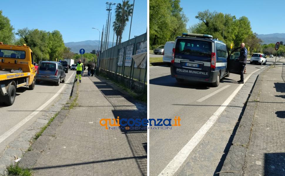 Cosenza, ciclista investito su viale Magna Grecia nei pressi dello stadio 56 ciclista investito viale magna grecia cosenza 02