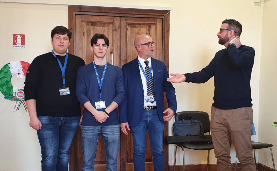 da sinistra Pio Nicola Marinelli Aldo De Rango Francesco Cannataro Emanuele Rocco Grano