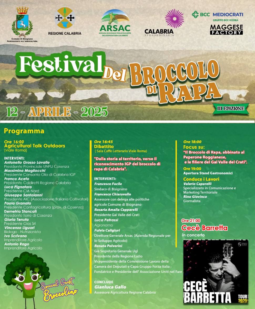 A Bisignano la terza edizione del "Festival del Broccolo di Rapa" 54 festa broccolo bisignano
