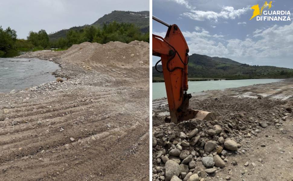 fiume neto sequestro finanza statale 107 cava abusiva 01