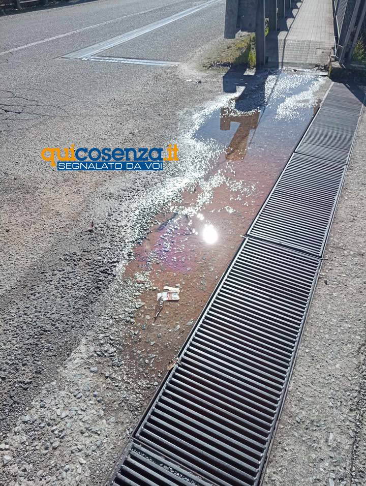 perdita idrica piane crati aprigliano provinciale 244 02