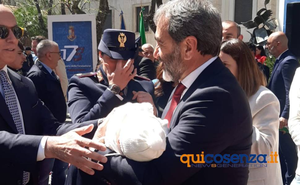 questore cannizzaro con sofia cosenza