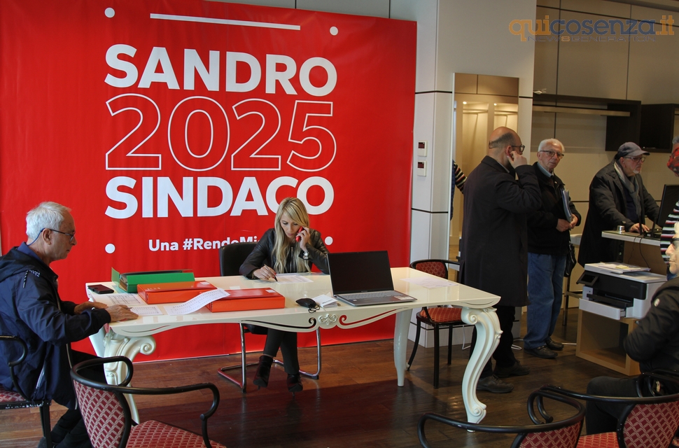 Rende segreteria elezioni riformisti