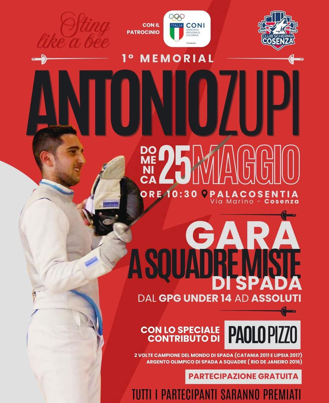 1° Memorial Antonio Zupi, nel ricordo del giovane schermitore morto dopo un incidente a Cosenza 54 Antonio Zupi 1 memorial