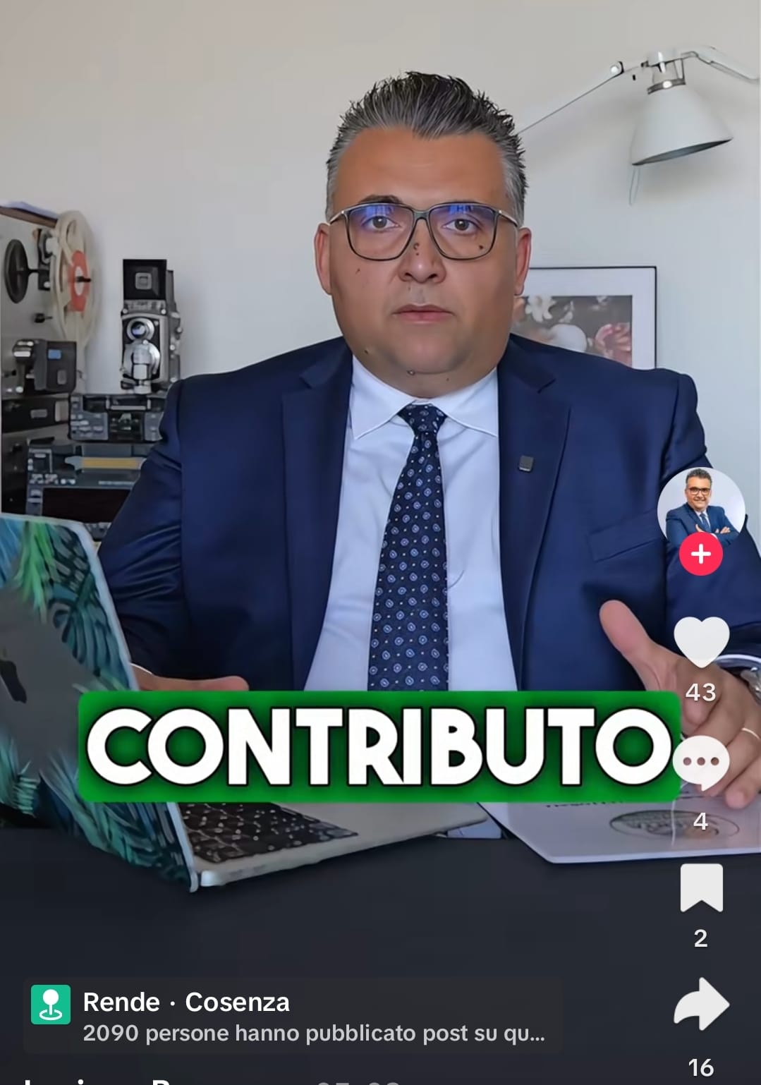 Rende: addio ai "santini", la campagna elettorale viaggia a colpi di reel, post e Tik Tok 66 Bonanno tik