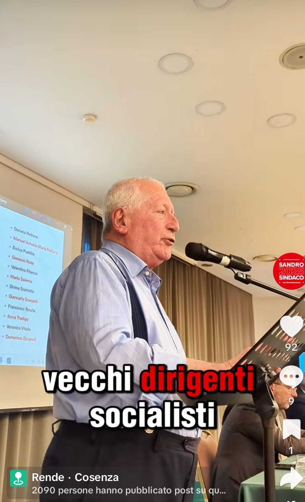 Rende: addio ai "santini", la campagna elettorale viaggia a colpi di reel, post e Tik Tok 62 Principe tik