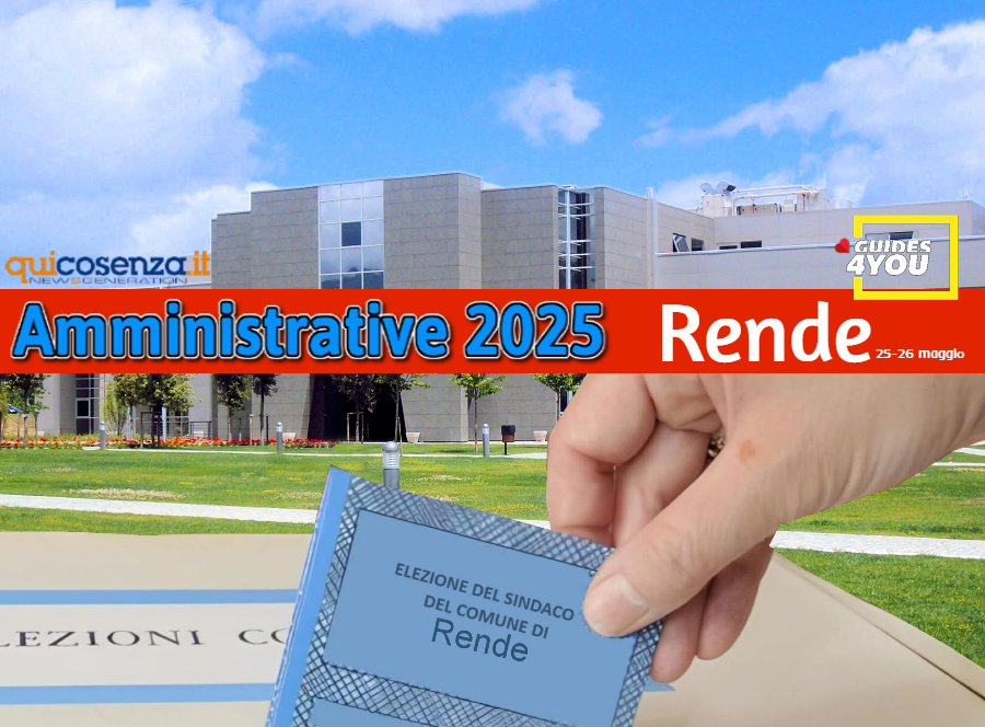 Speciale elezioni Rende 2025. Dalle 15:00 di lunedì in esclusiva i risultati in tempo reale 60 Rende - diretta elezioni scutinio 2025