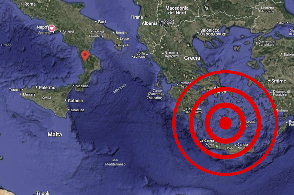 Terremoto Creta