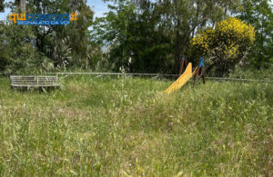 Rende, così è ridotta la piccola villetta di Sant’Agostino con i giochi per bambini - FOTO 54 Villetta Rende 03