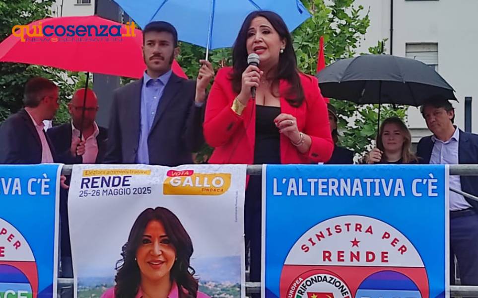 La candidata a sindaco Gallo (M5S) presenta le sue liste e annuncia: "Il 22 maggio Conte a Rende" 58 campagna elettorale rossella gallo rende 02